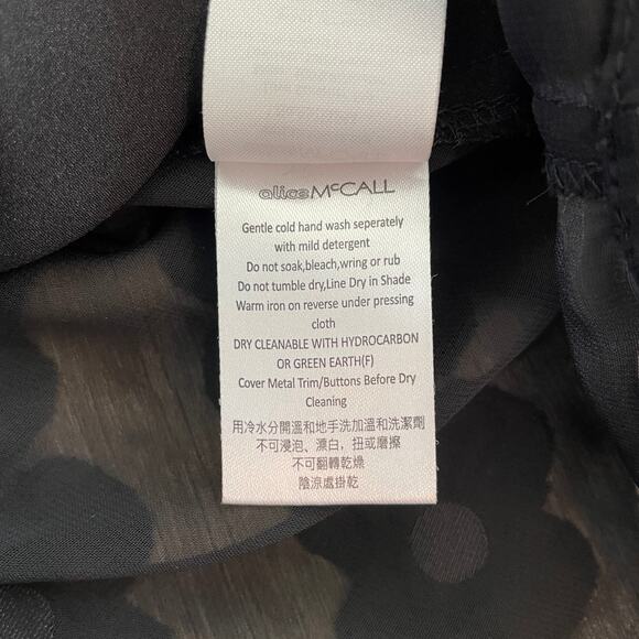 Alice McCall Love Conquer Top in Black - Size: 0 - Picture 11 of 11